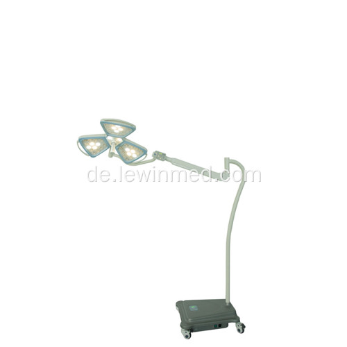 Mobile LED-OP-Leuchte mit 3 Blütenblättern